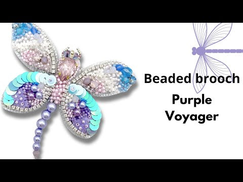 This handmade brooch in a shape of dragonfly is the perfect thing to add a touch of elegance to any outfit - Ornamentico shop