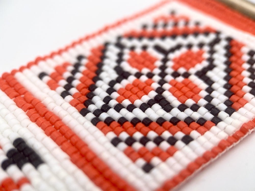 Soft handmade bracelet from beads crafted in weaved technique from Miyuki beads - Ornamentico shop