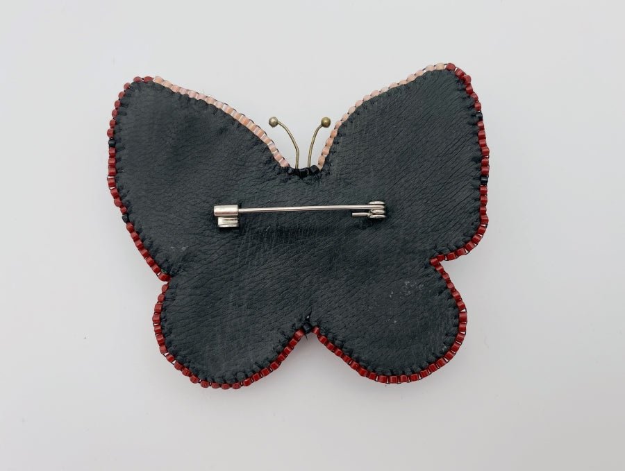 Handmade brooch made of beads, sequins, embroidery and rhinestones - Ornamentico shop