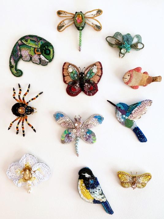 Handmade brooches collection - Ornamentico shop