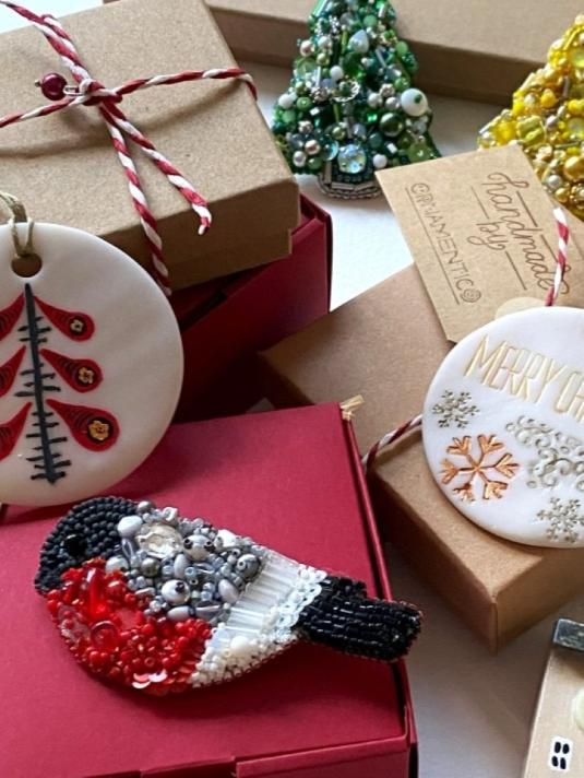 Handmade jewelry and interior decorations collection for Christmas and New Year - Ornamentico shop