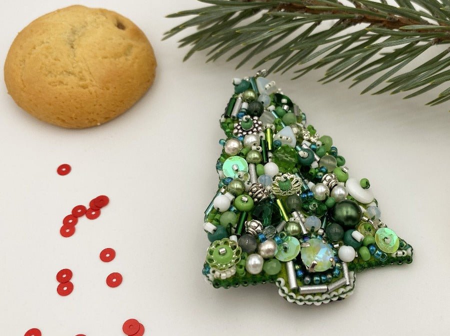 Christmas hot sale tree brooches